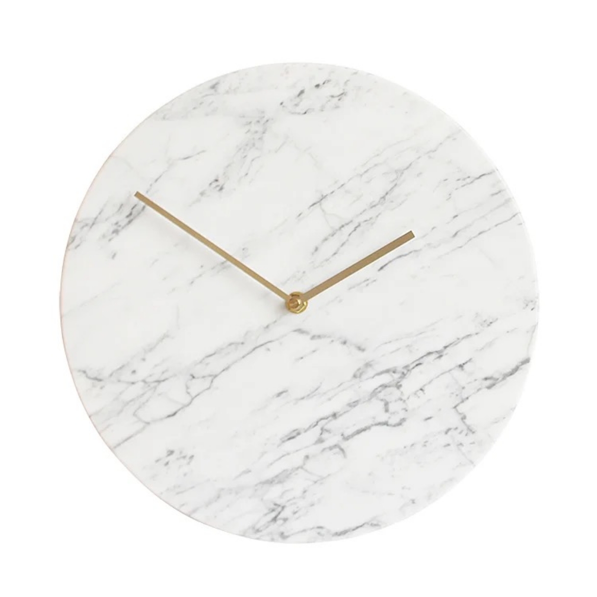 Picture of Luxe Noble Marble Clock White