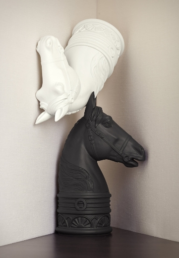 Picture of Andalusian Horse Statue Black