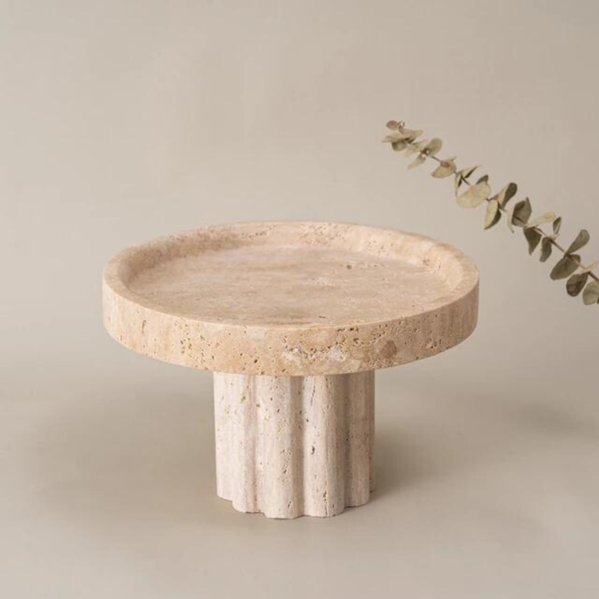 Picture of Noble Travertine Cake Stand
