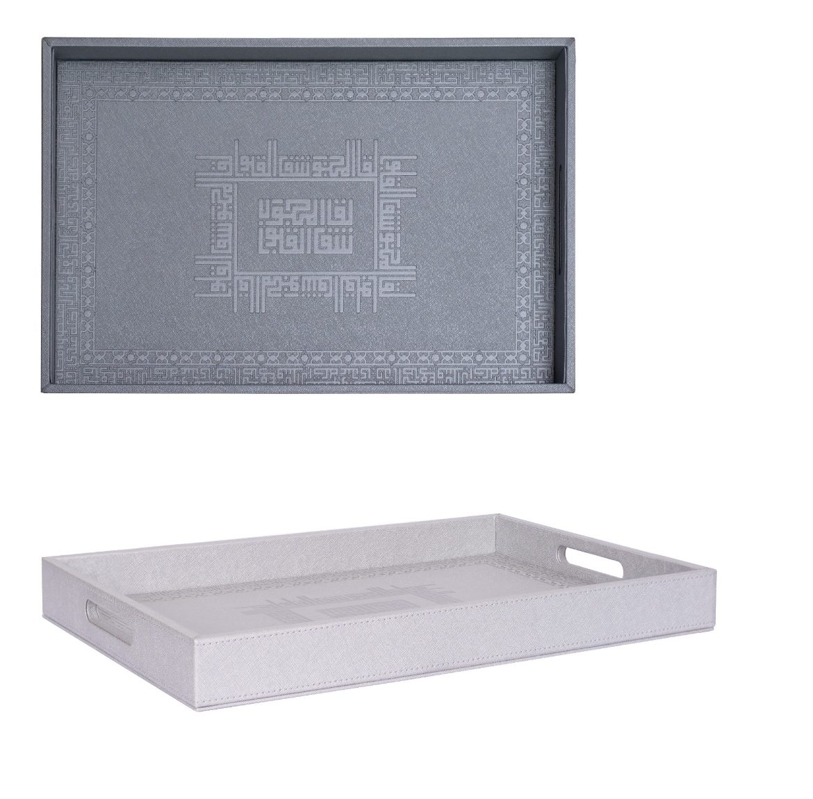 Picture of Shafa Leather Tray Grey M