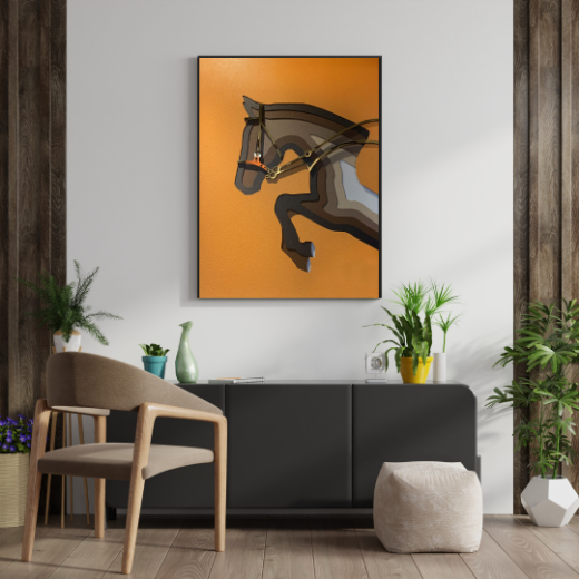 Picture of Arabian 3d Orange Canvas