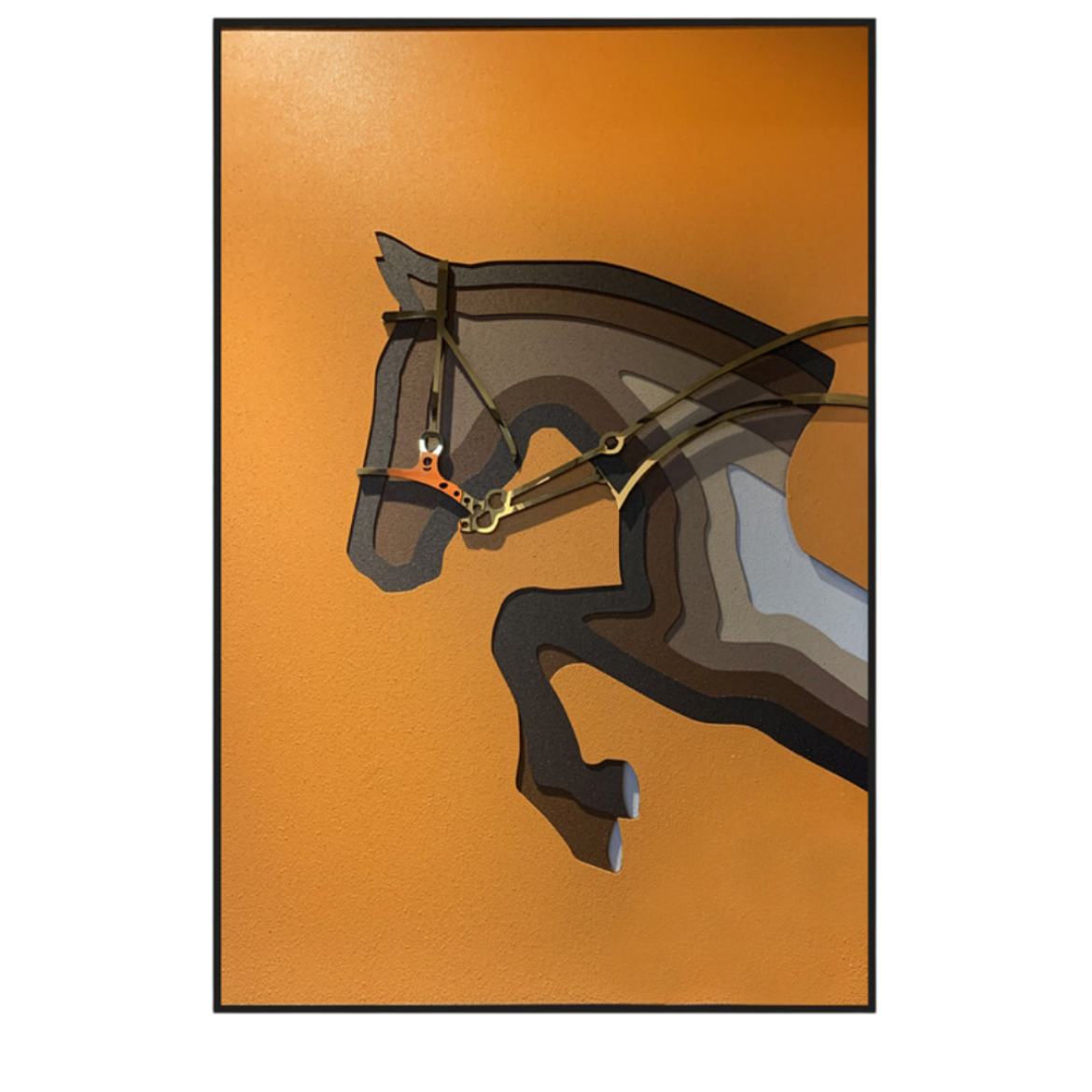 Picture of Arabian 3d Orange Canvas