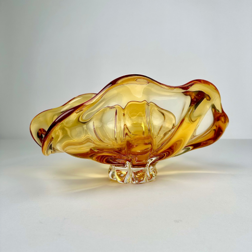 Picture of Orange Crystal Bowl