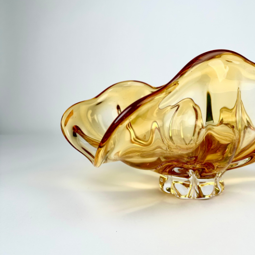 Picture of Orange Crystal Bowl