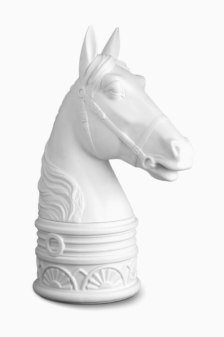 Picture of Andalusian Horse Statue White