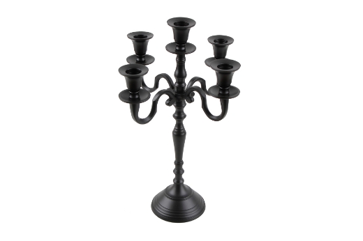 Picture of Argos Black 5 Arms Candle Holder 36                         