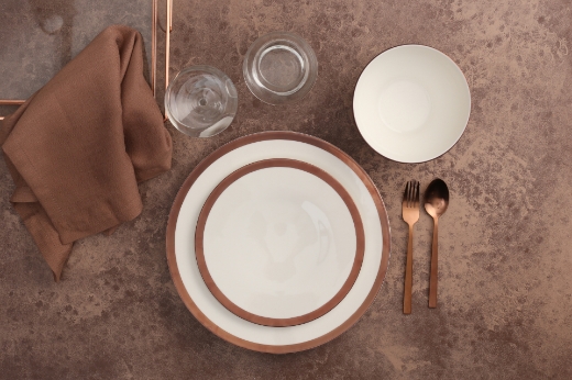 Picture of Copper Line Dinner Set 27 pcs for 6 people                  