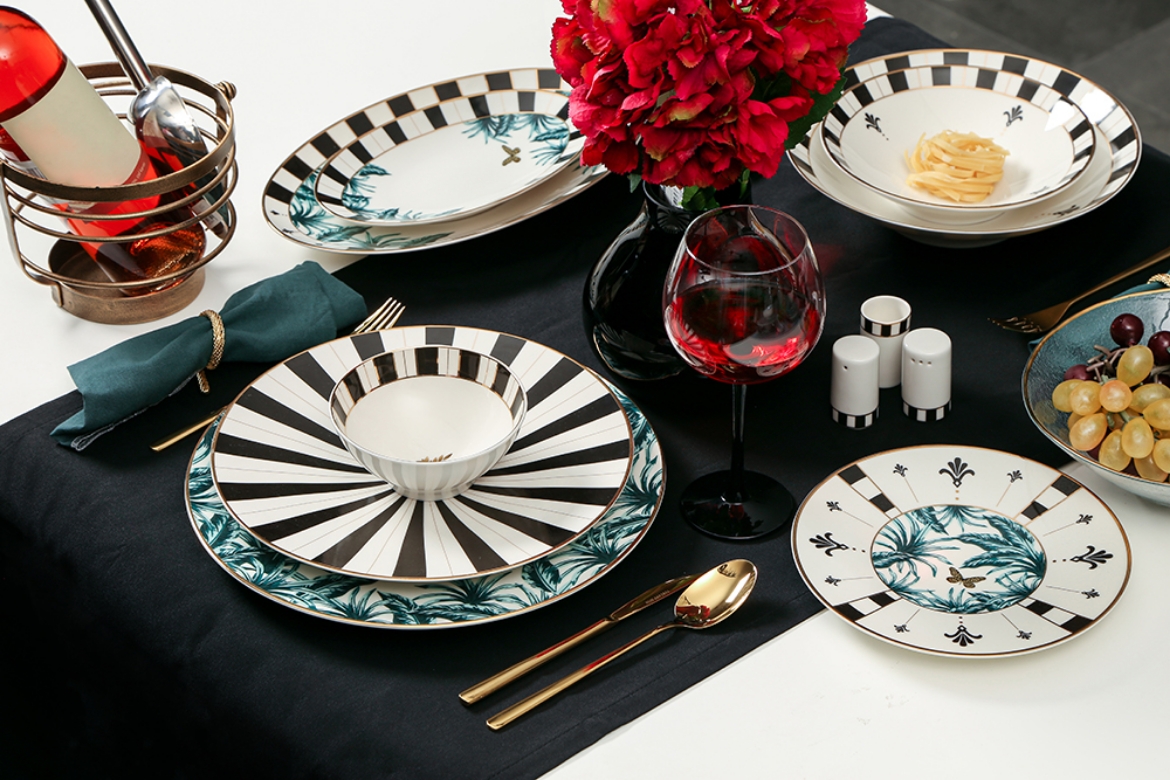 Picture of Palms Dinner Set 27 pcs for 6 people                        