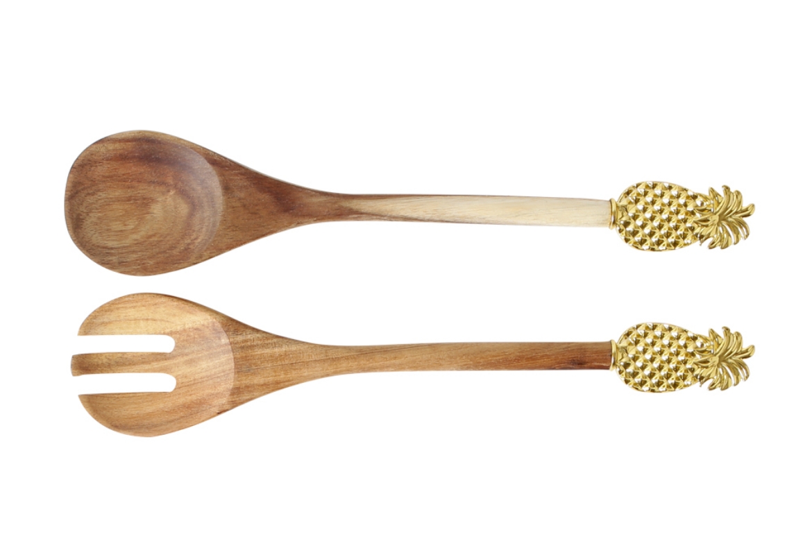 Picture of Shiraz Gold Pineapple Salad Server 30cm                     