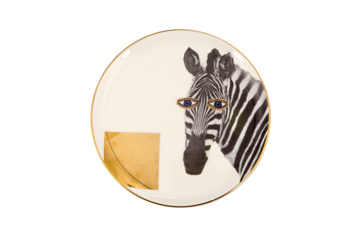 Picture of Wild Life Zebra Flat Plate 20cm                             