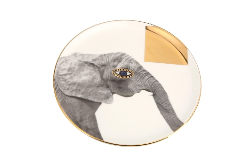 Picture of Wild Life Elephant Flat Plate 20cm                          