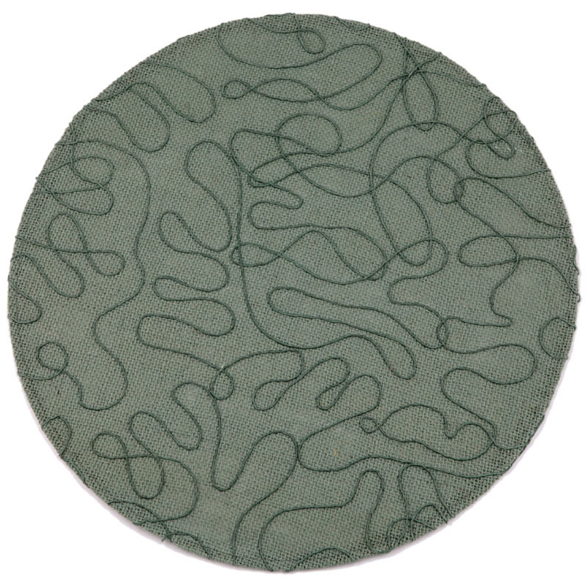 Picture of Nez Placemat Round Green