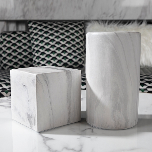 Picture of Luxe Marble Geometric Set of 3