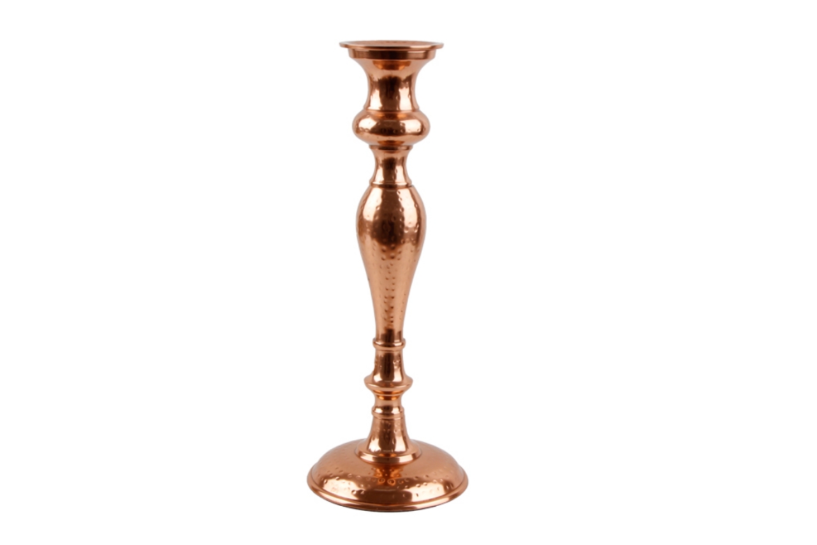 Picture of Hammer Copper Candle Holder       