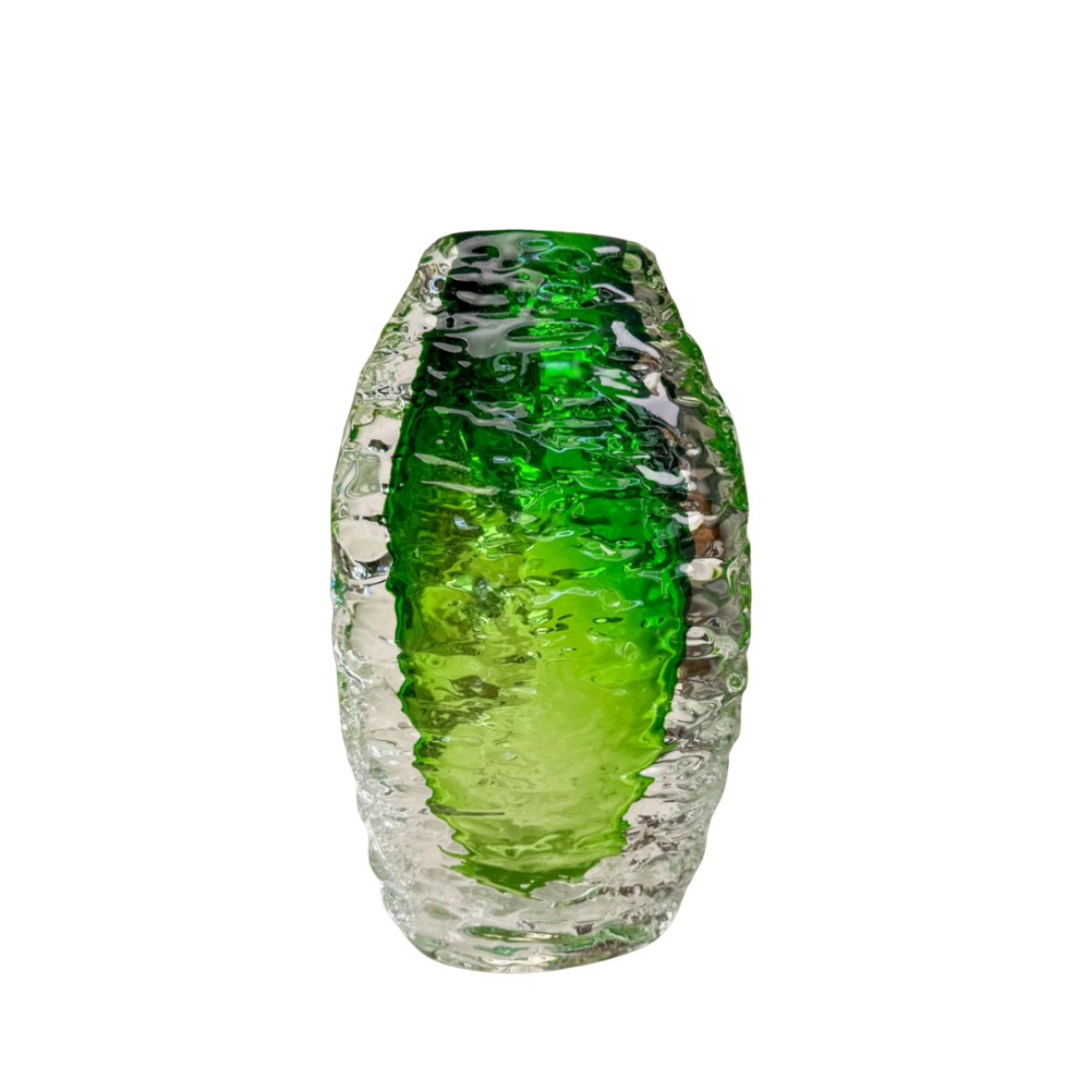 Picture of Emerald Crystal Green Vase L