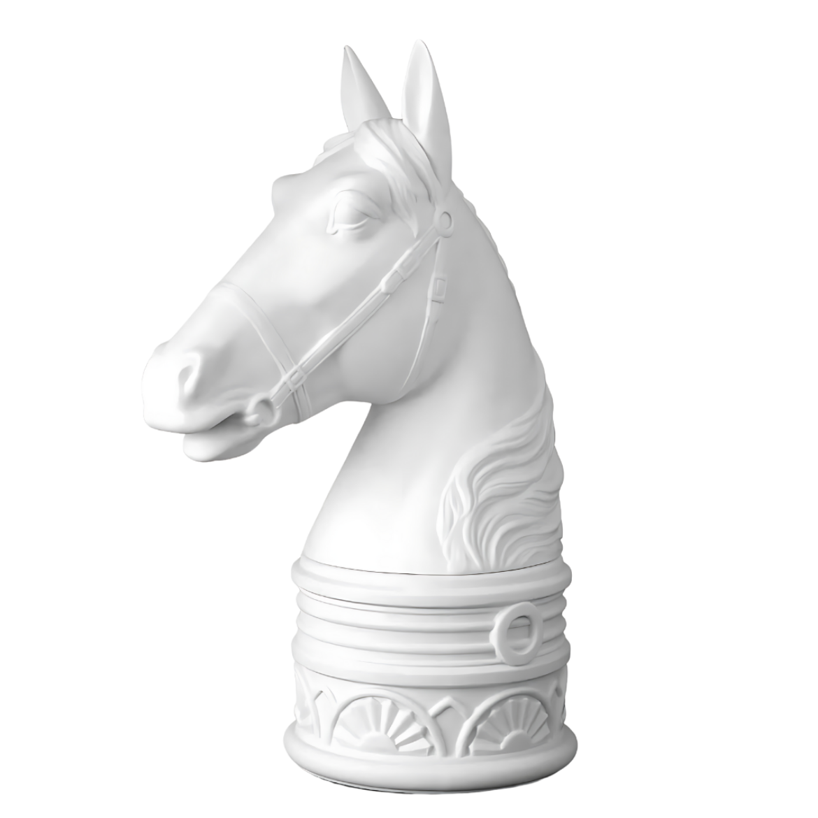 Picture of Andalusian Horse Statue White