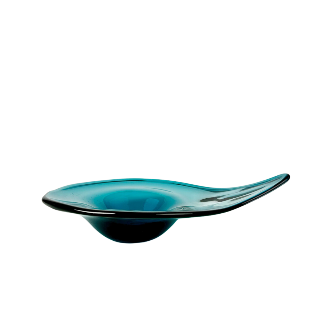 Picture of Pit Crystal Platter Blue