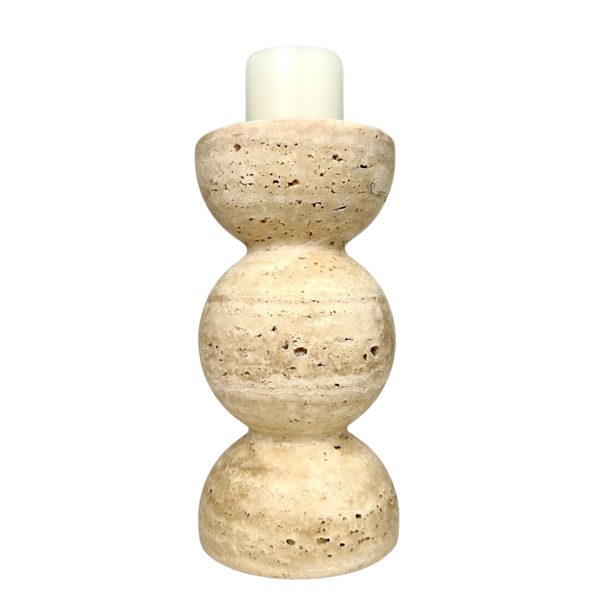 Picture of Noble Travertine Candle L