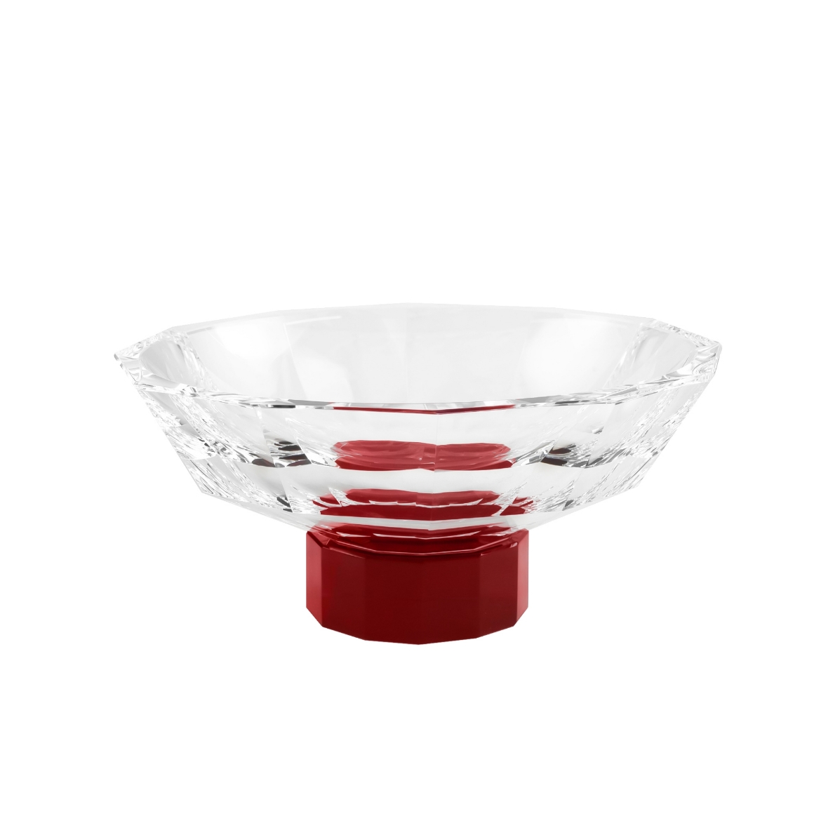 Picture of Lucy Crystal Bowl Burgendy