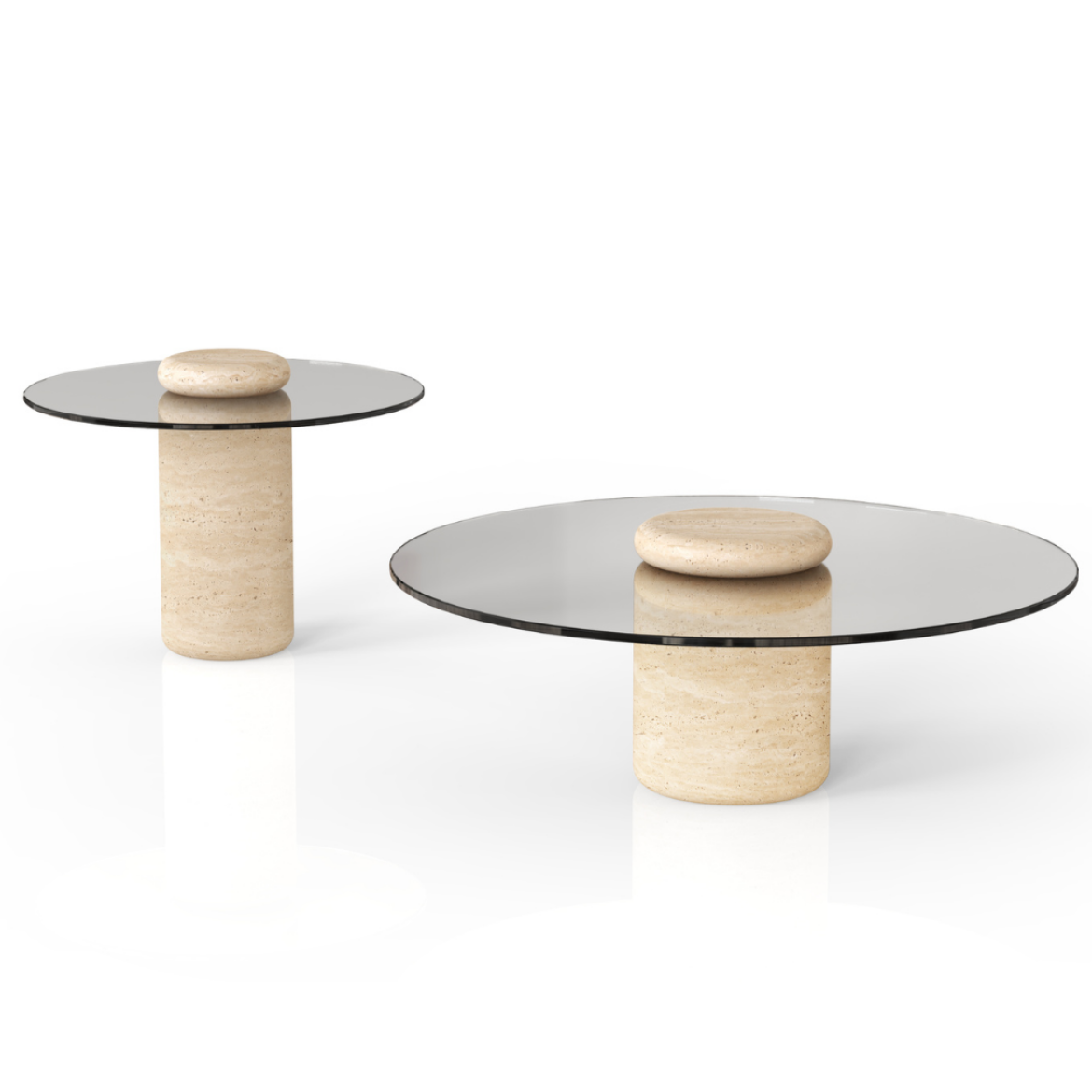Picture of Alya Center Table Travertine