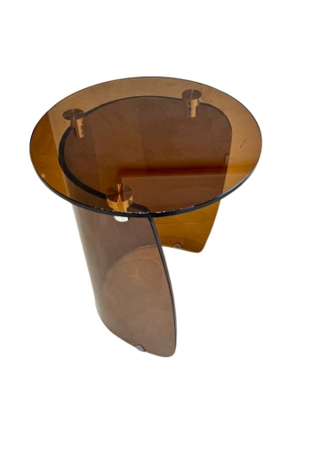 Picture of Osaka Serving Table Plain amber